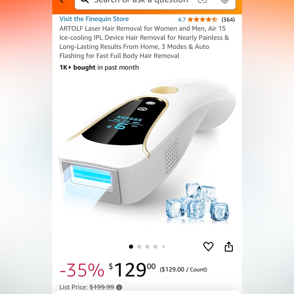 IPL Device Laser Hair Removal